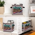 thumbnail image 6 of Easter Foldable Toy Box Storage Cubes Storage Basket with Handle, 10.8"x10.5"x10.6", Large Capacity, 6 of 6