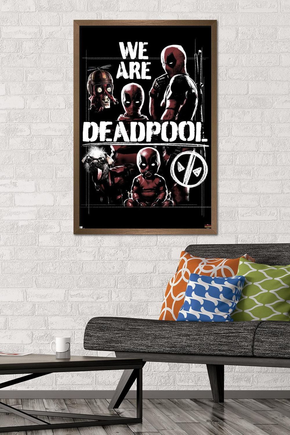 Marvel Deadpool & Wolverine - We Are Deadpool Wall Poster with Magnetic Frame, 22.375" x 34"