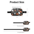 thumbnail image 4 of Halloween Ghosts Pumpkins and Skeletons Cute Fanny Packs for Women,Travel Waterproof Crossbody Fanny Bags Waist Purse for Women Anti Theft Adjustable Strap for Running Travel Cycling, 4 of 4