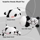 thumbnail image 2 of Almohada de peluche TOYSYM Panda con 4 peluches para bebés, 2 of 9