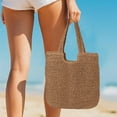 thumbnail image 3 of Women's Beach Bags Summer - Large Woven Straw Tote Purse with Soft Interior - Stylish Rattan Shoulder Bag for Vacation, Poolside & Travel Essentials, 3 of 4