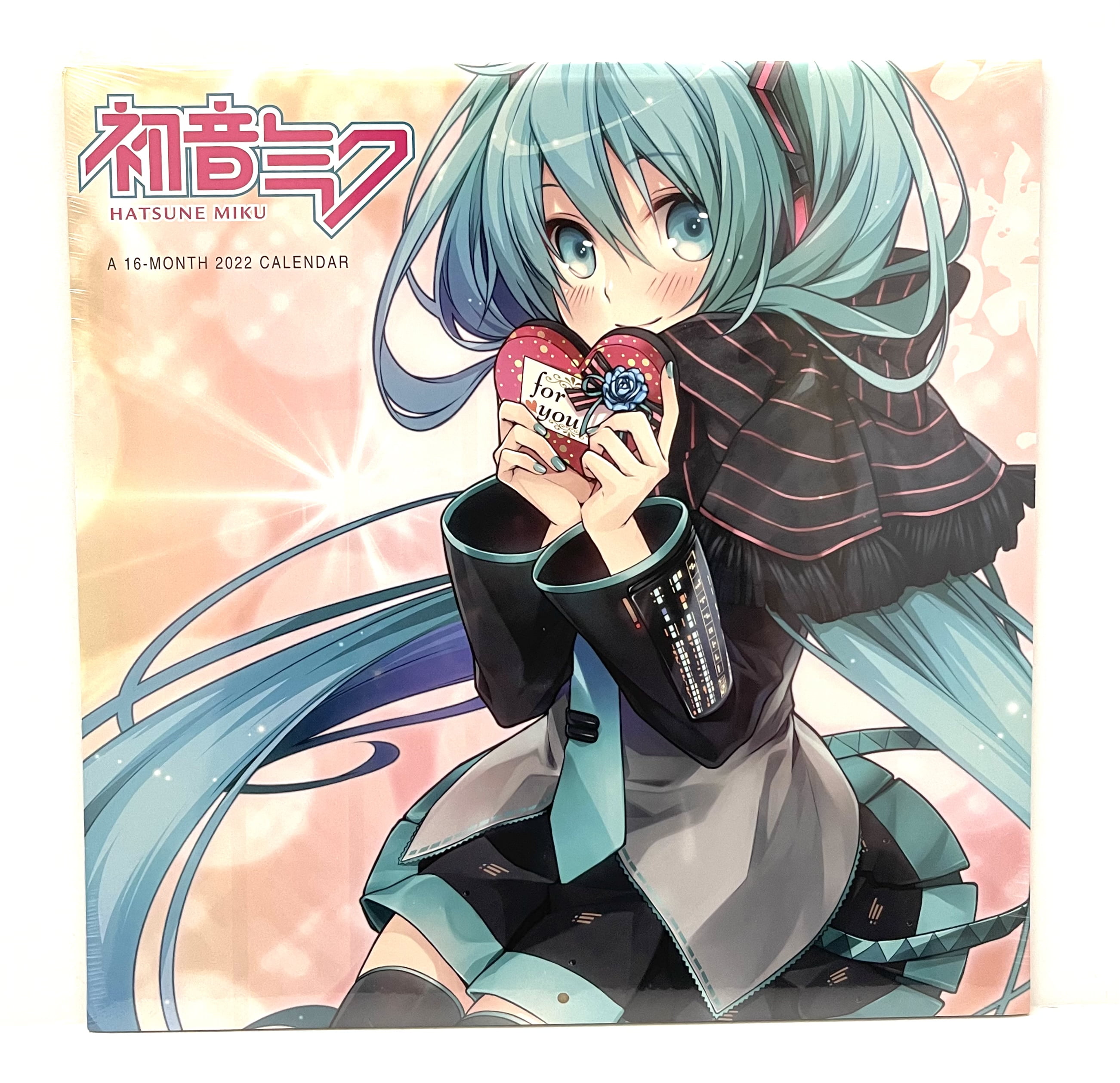 2022 HATSUNE MIKU Large 16 Month 13” X 26” 16 Month Wall Calendar Anime