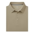 thumbnail image 5 of DTWOOO Men’s Waffle Jacquard Polo Shirts Short Sleeve Casual Solid Stylish Dry Fit Performance Golf Polo Shirts for Men, 5 of 8
