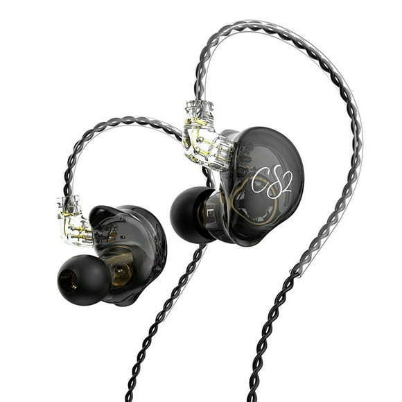 Thinsony Écouteurs Filaires 3,5 mm pour Prise Dynamique Portables Écouteurs 2 Broches Stéréo Marche Jogging Casques Téléphone Intelligent Appel Maison Conduite Noir Régulier
