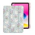 thumbnail image 1 of Funda para iPad 10ª Gen 10.9” con Porta Lápiz (Diseño de Conejos y Flores), 1 of 7