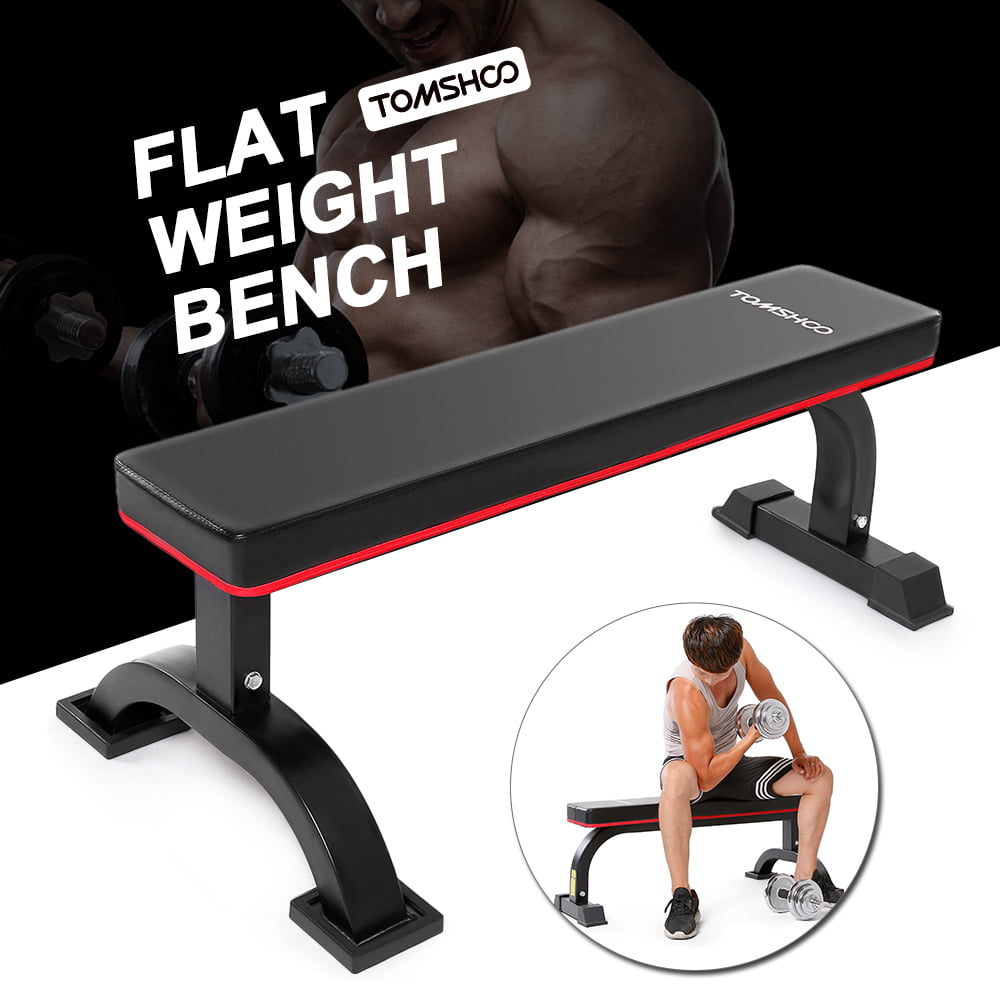 FLAT BENCH SIT UP Weight Lifting Fitness Ab Exercise Board Home Gym Workout 