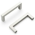thumbnail image 1 of Heritage Designs Poignée Contemporaine 3 Pouces Centre à Centre Finition Nickel Satiné (Lot de 10), 1 of 5