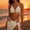 *Beige, variant on ClodeEU Women's 3 Piece Triangle Bikini Set with Sarong Cover Up, Halter Tie Swimsuit with Beach Wrap Skirt for Pool Party Pink,Womens Plus L