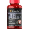 Puritan's Pride Maximum Strength Triple Omega 3-6-9 Fish, Flax & Chia Oils - 120 Softgels