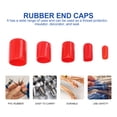 thumbnail image 2 of 100pcs Rubber End Protective Caps Waterproof Bolt Covers Thread Protectors, 2 of 6