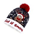 thumbnail image 1 of Knitted Led Christmas Hat Beanie Light Up Illuminate Warm Hat Christmas Tree Snowman Kids Adults New Year Christmas Decor Afortunado Sencillez, 1 of 1