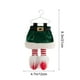 thumbnail image 3 of Adorno de patas de duende navideño | Decoración Colgante Rojo Verde | Colgante festivo de tela navideña para árbol de Navidad, casa, fiesta y decoración de repisa, 21x12cm resistente y ligero, 3 of 6