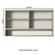 thumbnail image 4 of Alacena Madesa Glamy 2 Puertas Corredizas de Vidrio y 1 Nicho Marrón, 4 of 6