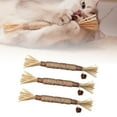 thumbnail image 4 of 3 piezas de juguetes de hierba gatera para la dentición de gatos de interior, juguetes para masticar, de para mascotas, suministros jinwen Juguetes molares, 4 of 8