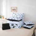 thumbnail image 6 of Erosebridal Dreamy Princess Bowknot 7-Piece Twin Bedding Sets,Black Bowtie Ribbon Bedding Comforter Set For Kids,Pink Reversible, 6 of 7