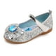 thumbnail image 1 of Zapatos individuales para niñas de Disney, novedad de primavera, zapatos de princesa elsa, zapatos pequeños de cuero con lazo, zapatos de actuación para niñas y bebés, plantilla de 29 cm de 18,2 cm Gao Jinjia LED, 1 of 2