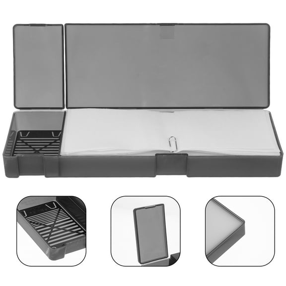 Minkissy 1 Set Wet Palette for Miniatures PP Material Watercolor Palette Tray 8.2x2.7x1in