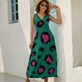 thumbnail image 2 of Leopard Print Pattern Sleeveless Dress Woman Fashion Long Dresses Women's Summer Suit Dress 2025, 2 of 6