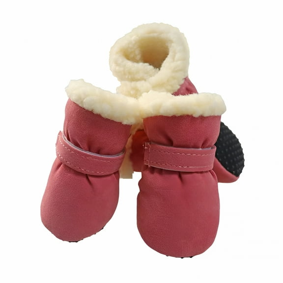 TELOLY Puppy Snow Booties for Small Dogs, Chihuahua Booties for Winter, Tiny Cat Booties, Cat Shoes for Cold Weather