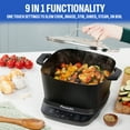 thumbnail image 6 of STIRMAX PLUS 7.5 Quart Digital Multi-Cooker with Automatic Paddle to Stir and Shred, 9 in 1 programmable presets to Sauté, Sear, and Brown Food Before Simmering – Accessories & Cookbook Included, 6 of 12