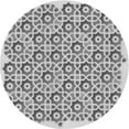thumbnail image 1 of Ahgly Company Tapis d'Intérieur Ronds Transitionnels Gris Pâle Lavables à la Machine, 8 Pieds Rond, 1 of 7