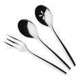 thumbnail image 3 of Nambe Aidan 18/10 Stainless Steel 3pc. Heavy Gauge Hostess Set, 3 of 4