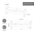thumbnail image 4 of Tcbosik 68" End of Bed Bench with Storage for Bedroom, Velvet Upholstered Footrest, Ottoman for Hallway, Entryway, Living Room, Green, 4 of 7