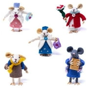 Global Crafts Christmas Mouse Family of 5
