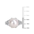 thumbnail image 2 of Everly Women's Cultured Pearl and Diamond Sterling Silver Ring, 2 of 6