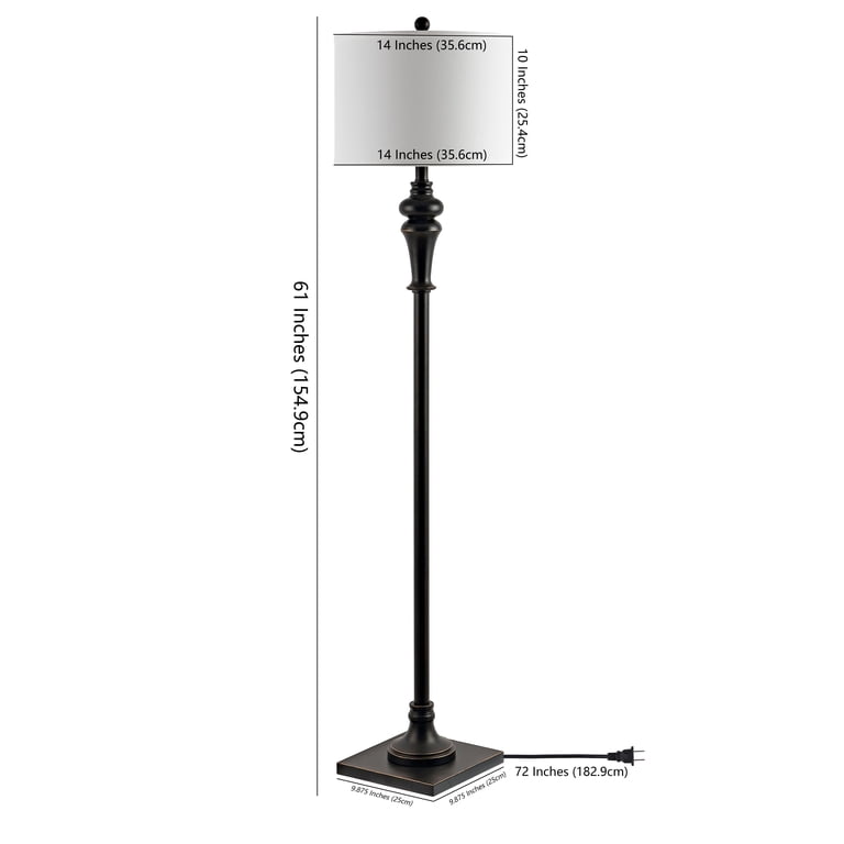 Safavieh Norla 61 in. Rustic Floor Lamp, Antique Black photo 6