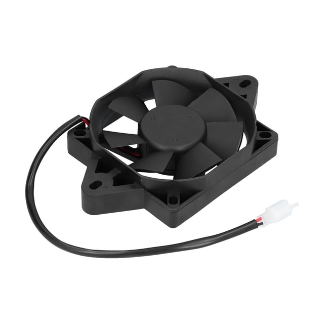 Radiator Fan, Cooling Fan 12V 15W Replacement Universal For Bugy Cart For Motorbike For ATV For Go Cart