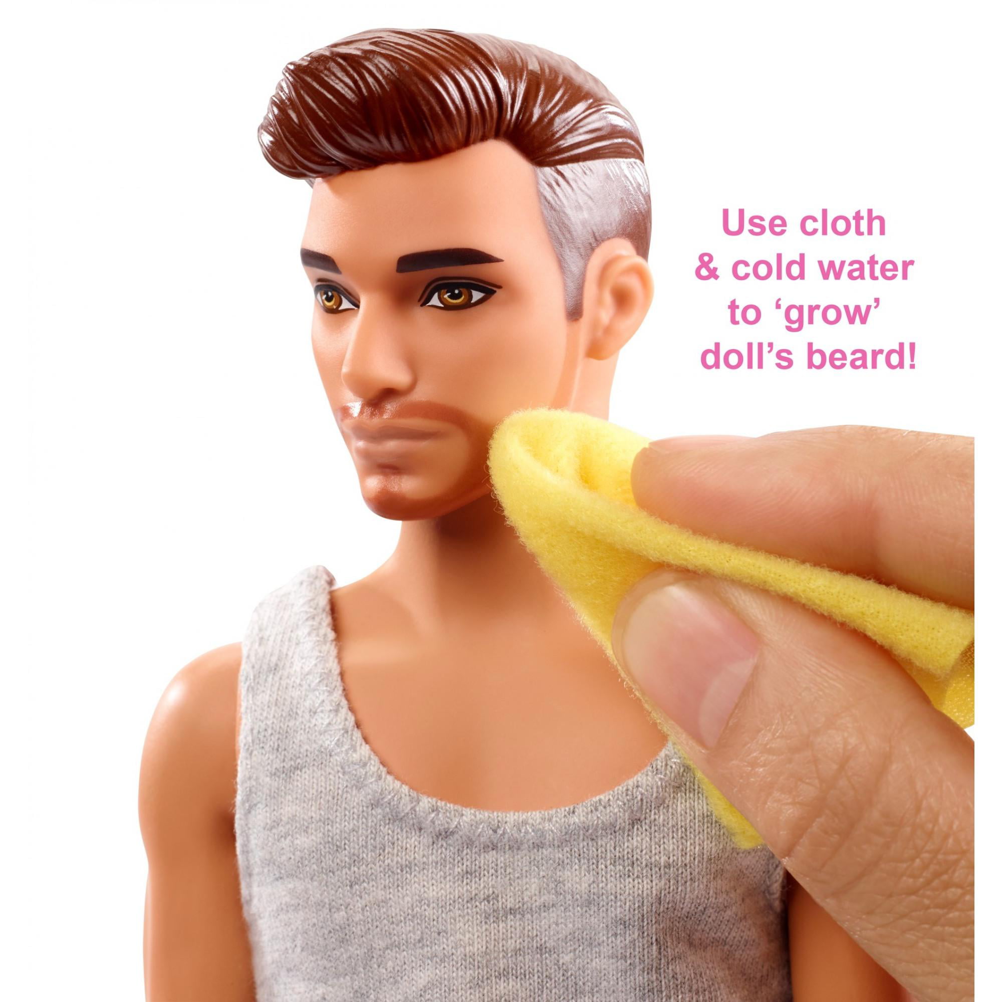 Barbie Looks Ken Doll (Buff Body, Curly Brunette Hair) – Mattel Creations
