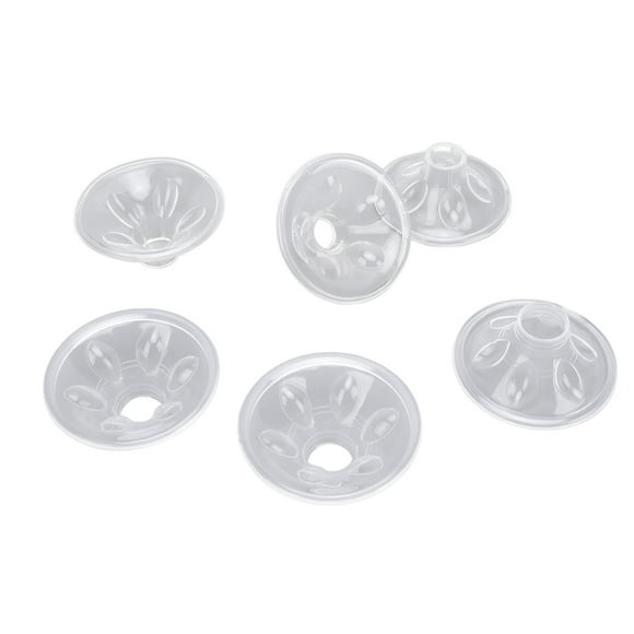 Brida de Silicona, Cojines de Brida de Silicona Accesorios de Inserción Elástica Compatible 6 piezas de 24 mm para bomba de lactancia
