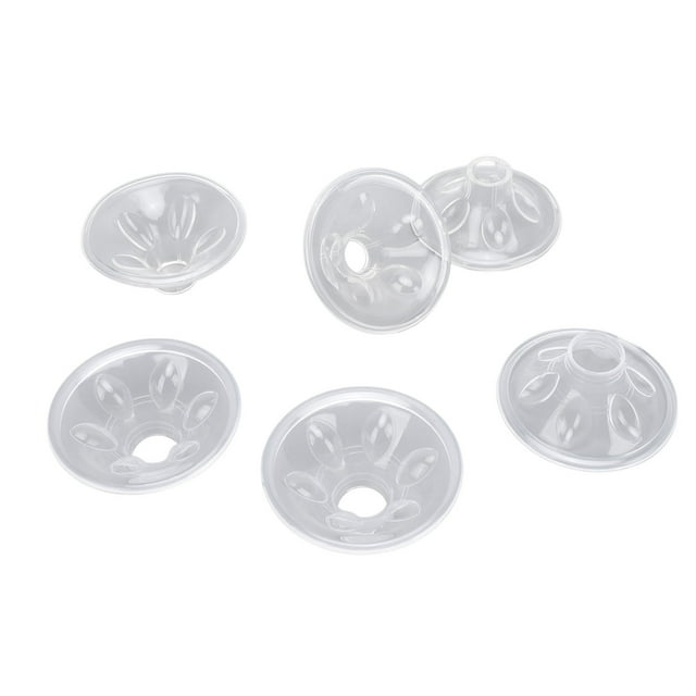 Brida de Silicona, Cojines de Brida de Silicona Accesorios de Inserción Elástica Compatible 6 piezas de 24 mm para bomba de lactancia