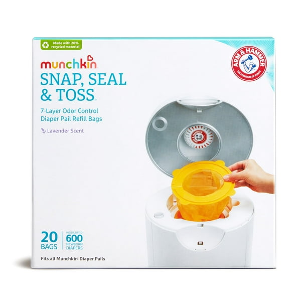 Bolsas de recambio para pañales Munchkin Arm & Hammer, paquete de 20 Munchkin NA