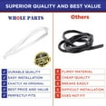 thumbnail image 6 of Whole Parts Refrigerator Freezer Door Seal Gasket, White Color, Part# PB070289 - Replacement & Compatible with Some Viking Refrigerators, 6 of 7