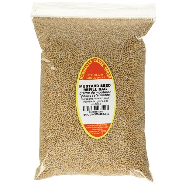 Marshall S Creek Spices Refill Pouch Mustard Seed Whole Seasoning Xl 24 Ounce Walmart Com Walmart Com Marshall S Creek Spices Refill Pouch Mustard Seed Whole Seasoning Xl 24 Ounce Walmart Com Walmart Com