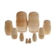 thumbnail image 2 of Muñecas En Blanco ANGGREK 2 Juegos de Madera sin Pintar, 2 of 8