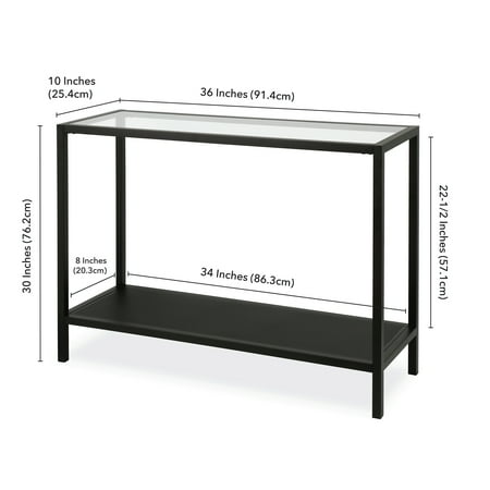 Camden&Wells - Rigan 36" Console Table - Blackened Bronze