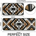 thumbnail image 3 of Boho Aztec Kitchen Mats Rugs Sets of 2,Western Kitchen Farmhouse Style Mat Non-Slip Washable,Western Kitchen Decor Anti-Fatigue Floor Mat for Kitchen Sink Laundry Room,17x30+17x47Inch Black, 3 of 6