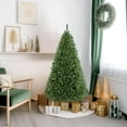 thumbnail image 3 of Arbre de Noël 5 Pieds, Épinette Premium Pré-Éclairé Arbre de Noël Artificiel avec 200 Lumières, 539 Branches, 3 of 8