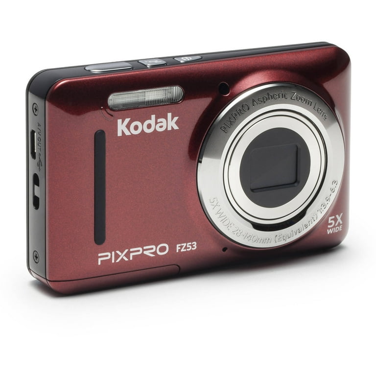 【B2132】 KODAK PIXPRO FZ53 レッド コダック ピクスプロ Kodak, Digital Camera, FZ53, 16MP Compact HD Video Red - Walmart.com