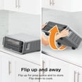 thumbnail image 3 of Ninja Flip Toaster Oven & Air Fryer, 6-in-1, Flip Up & Away for Storage, Roast, Toast, Bake & More, SP050 Silver, 3 of 8