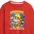 thumbnail image 3 of Paw Patrol - Rubble & Crew - Construction Crew to the Rescue - Toddler & Youth Long Sleeve Graphic T-Shirt, 3 of 6