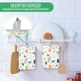 thumbnail image 4 of Yayeee Pot Holders Kitchen Heat Resistant with Pockets 7"x9.8" Cotton Oven Cooking Hot Pads, Red Easter Eggs, 4 of 7