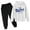 White, variant on Gaexia Girls Sweatsuits Set Hoodies And Sweatpants Set Cute Letter Tracksuits Athletic Jogging Suit