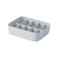 thumbnail image 2 of White Plastic Storage Bins For Pantry Organization With Four Handles, 2 of 6