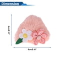 thumbnail image 4 of Accesorios para Casco de Motocicleta Decoración Orejas de Gato con Flor para Cascos de Motocicleta Bicicleta Esquí Rosa Raíz de Loto Pegatina 2 Juegos, 4 of 6