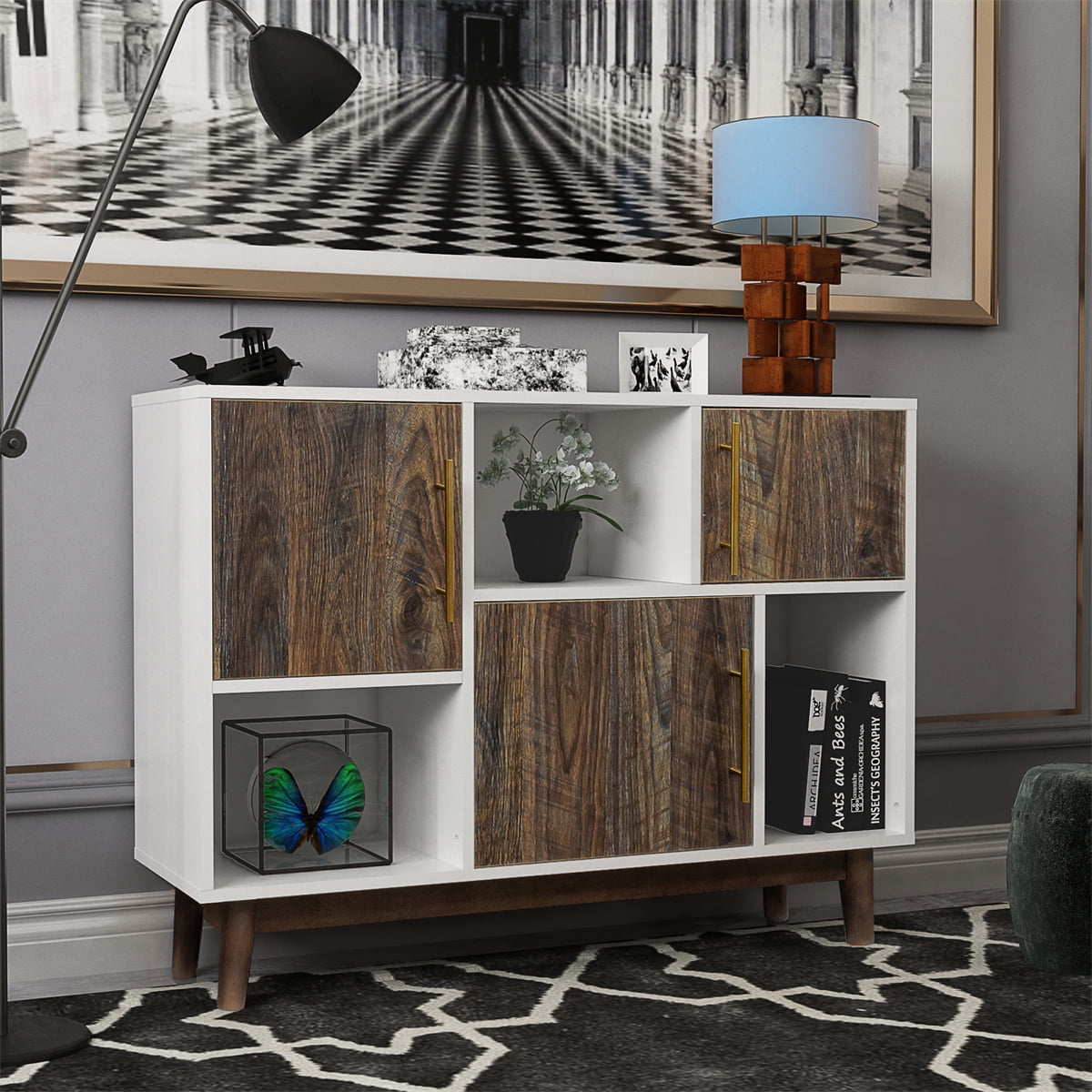 Storage Modern Buffet Kitchen Sideboard Accent Table TV Stand