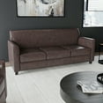 thumbnail image 2 of Flash Furniture HERCULES Diplomat Series Brown LeatherSoft Sofa, 2 of 11